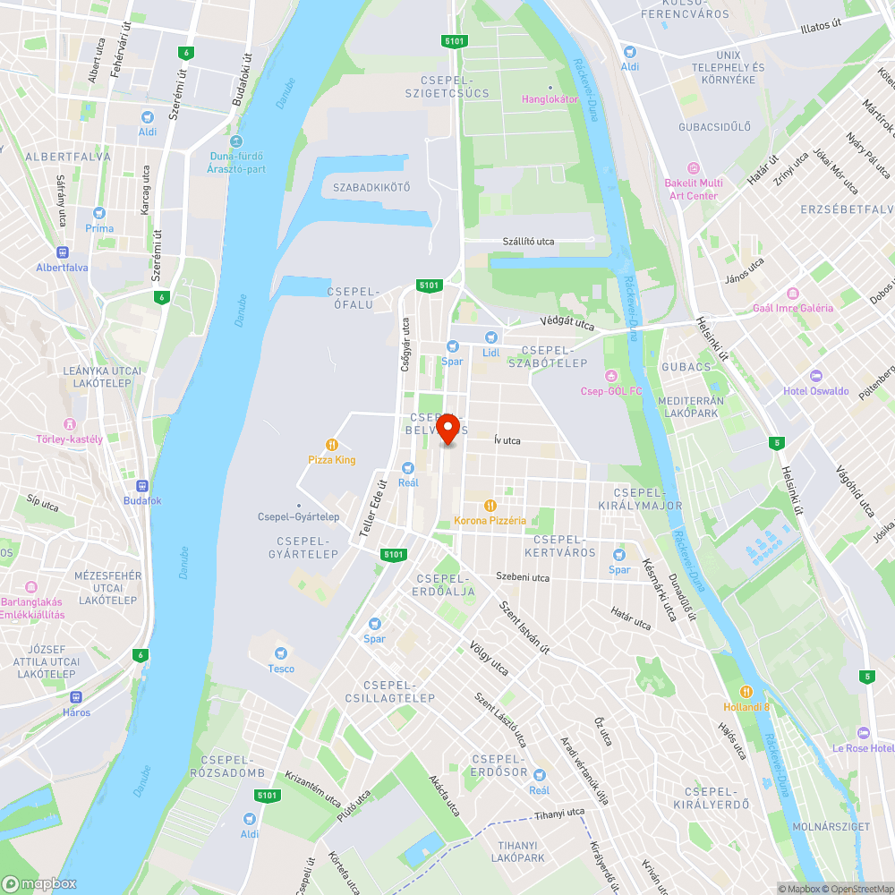 Eldugult vízelnyelő bejelentés helye