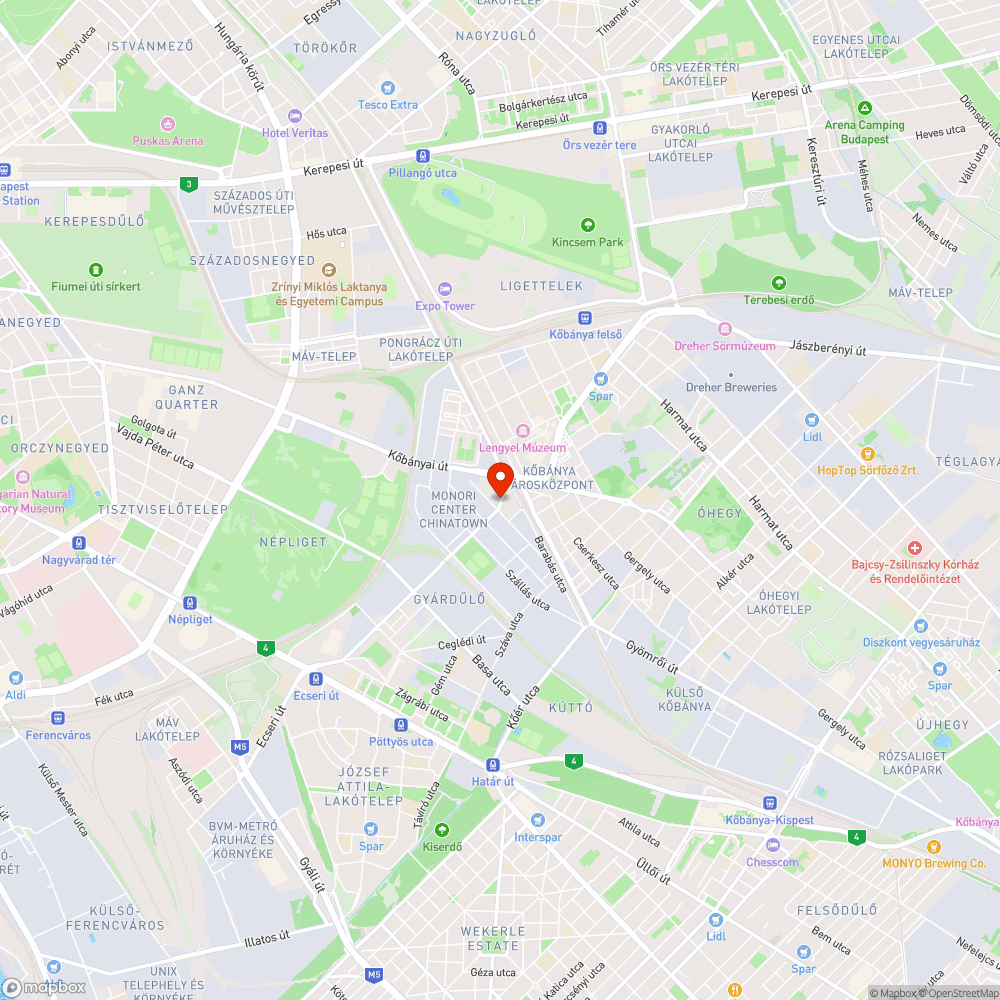 Mázsa tér bejelentés helye