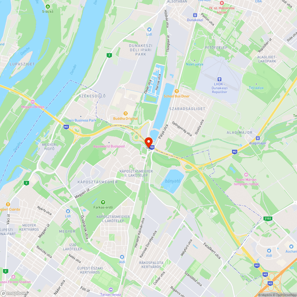 "Budapest vége" tábla bejelentés helye