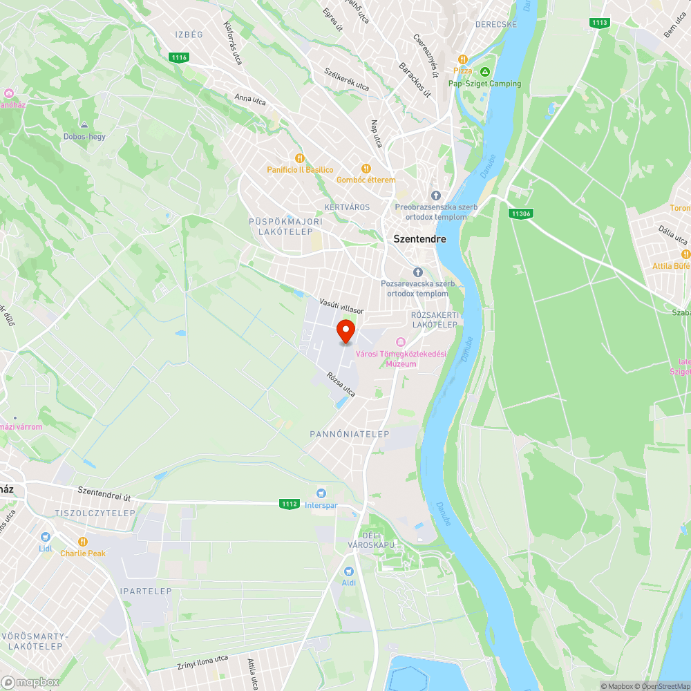 Kátyú a Kőzúzó utcában bejelentés helye