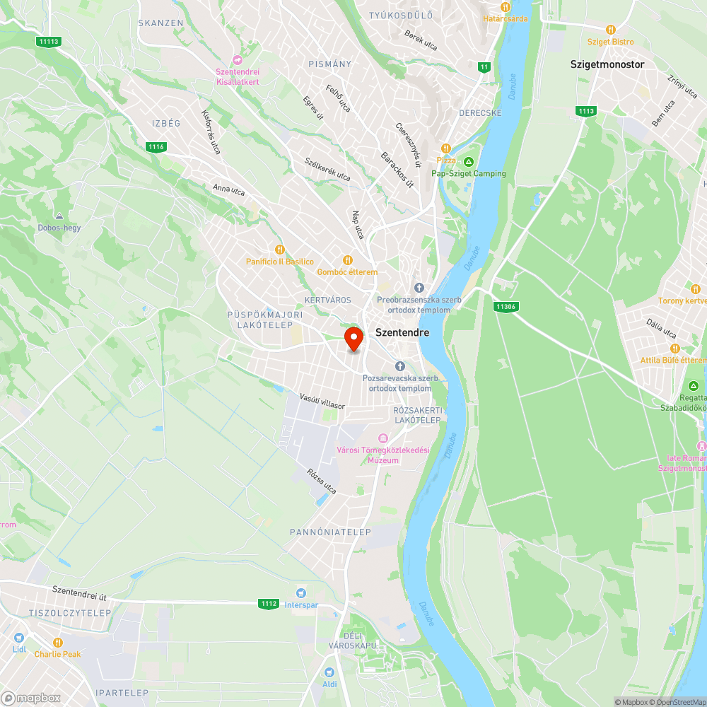 Kátyúk bejelentés helye