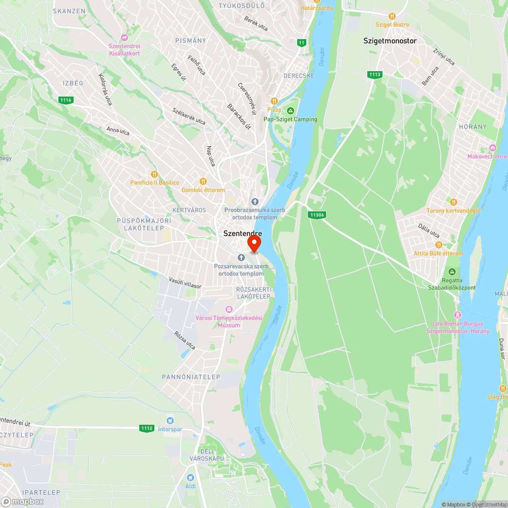 Közlekedési tábla a parton bejelentés helye