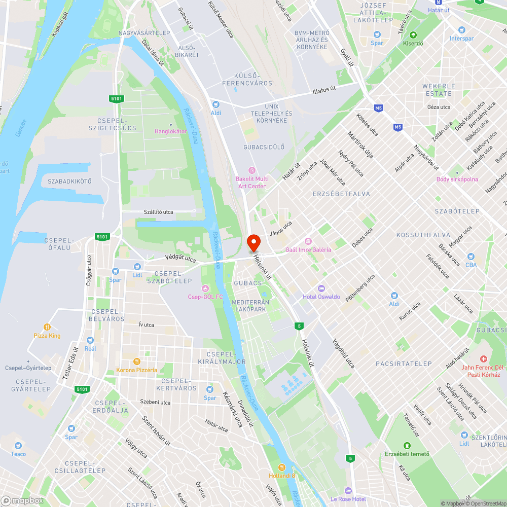 Fényterelők hiánya - Helsinki út bejelentés helye