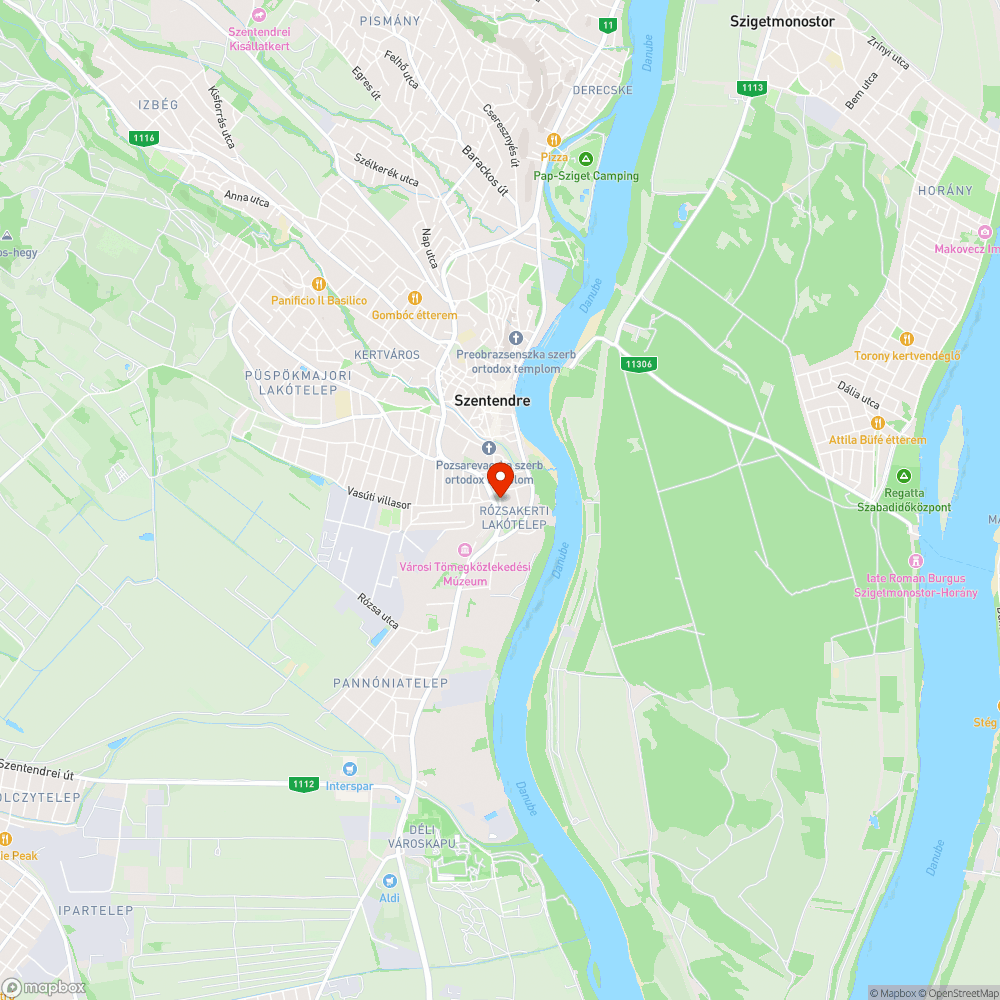 Kossuth L. utca kátyúi bejelentés helye