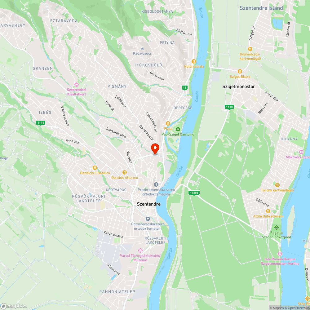 Szentendre Mandula utca bejelentés helye