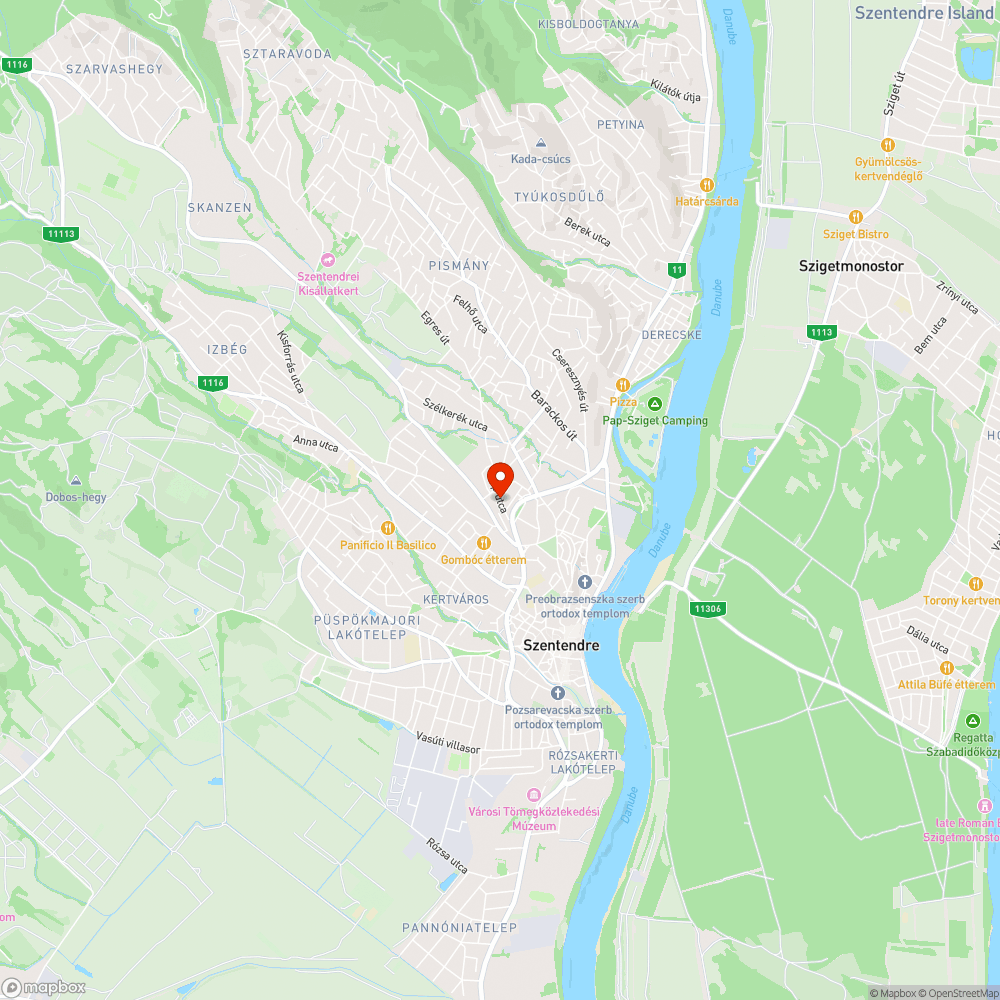 Fiastyúk utcai 30 km-es tábla bejelentés helye