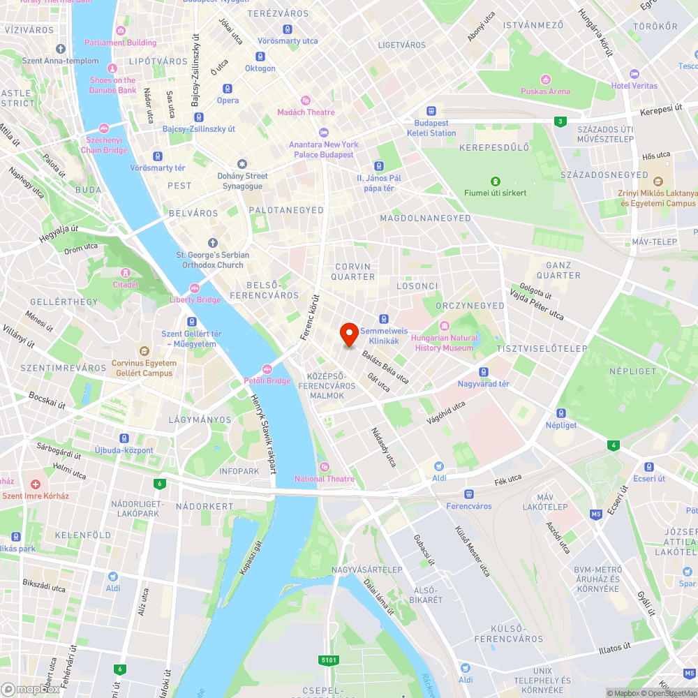 beparkolás a Ferenc térre bejelentés helye