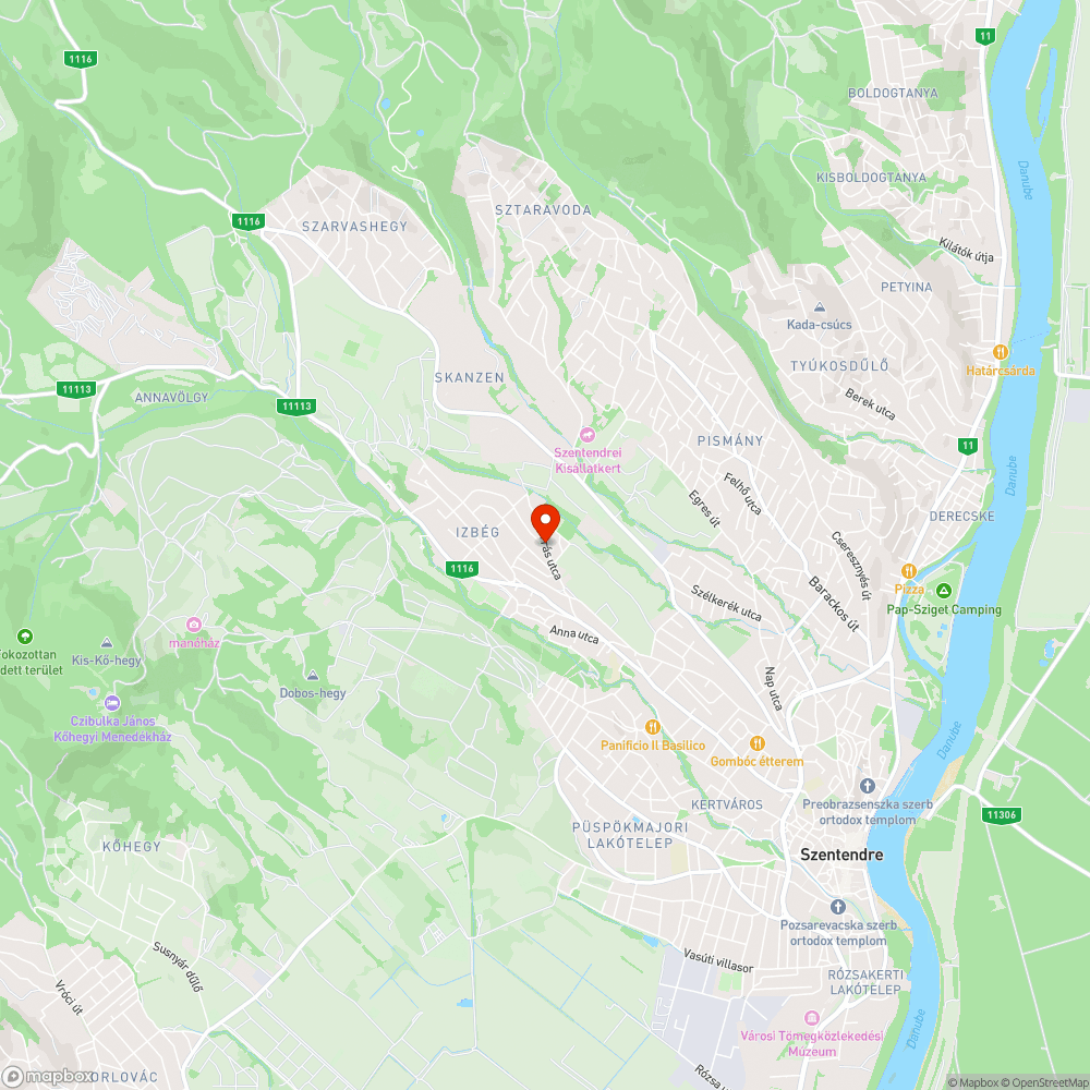 Úthibák a Kisforrás utca - Kadarka utca találkozásánál bejelentés helye