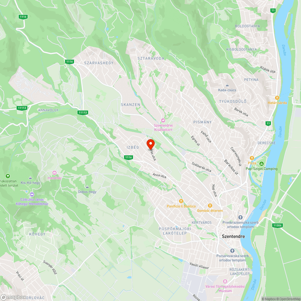 Jelentős méretű úthiba a Kadarka utcában bejelentés helye