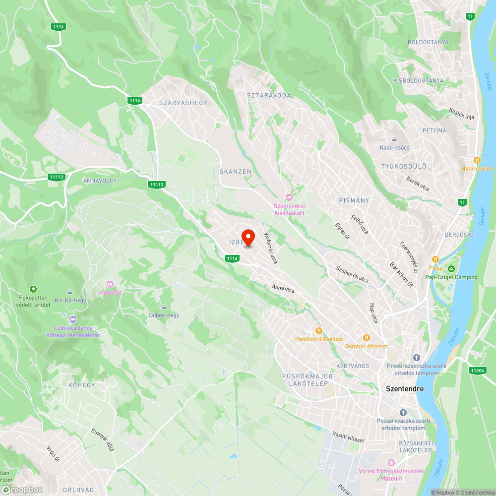 Méretes úthibák a Pásztor utca közepén bejelentés helye