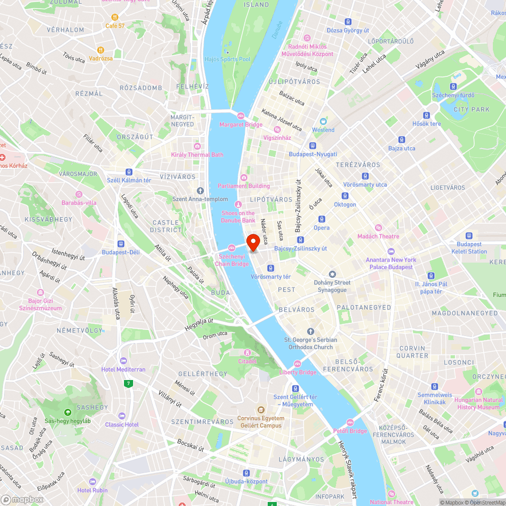 magas járdaszegély Budapest szívében bejelentés helye