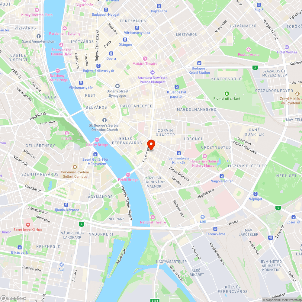 Buktató a kórház előtt bejelentés helye