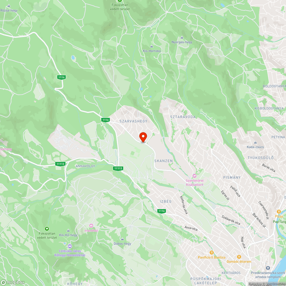 Lezsákozott jelzőtábla a Rozmaring utcát követően bejelentés helye