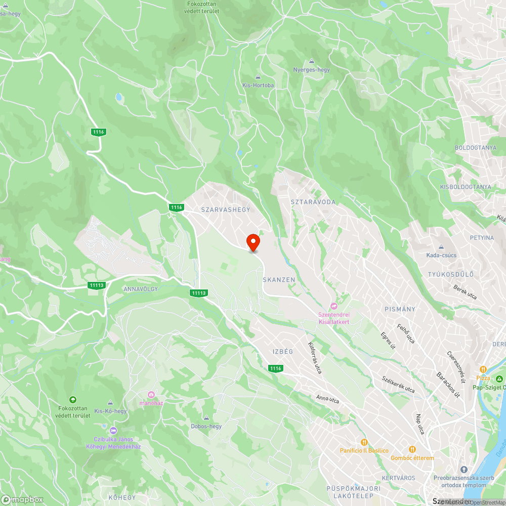 Lezsákozott jelzőtábla a Forrás utcát követően bejelentés helye