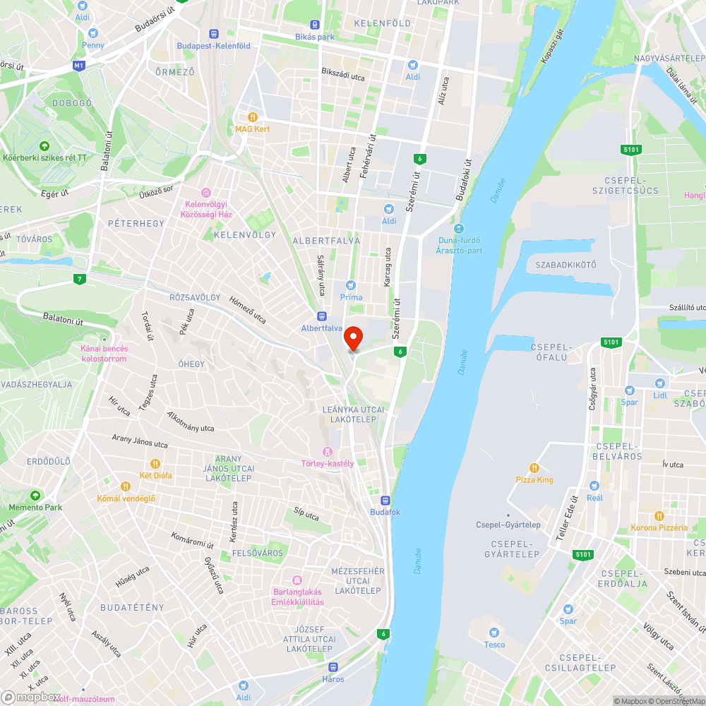 Budafokra srégen lefelé. bejelentés helye