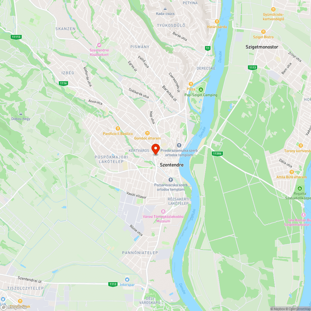 Közvilágítási hiba a Szent István utcában bejelentés helye