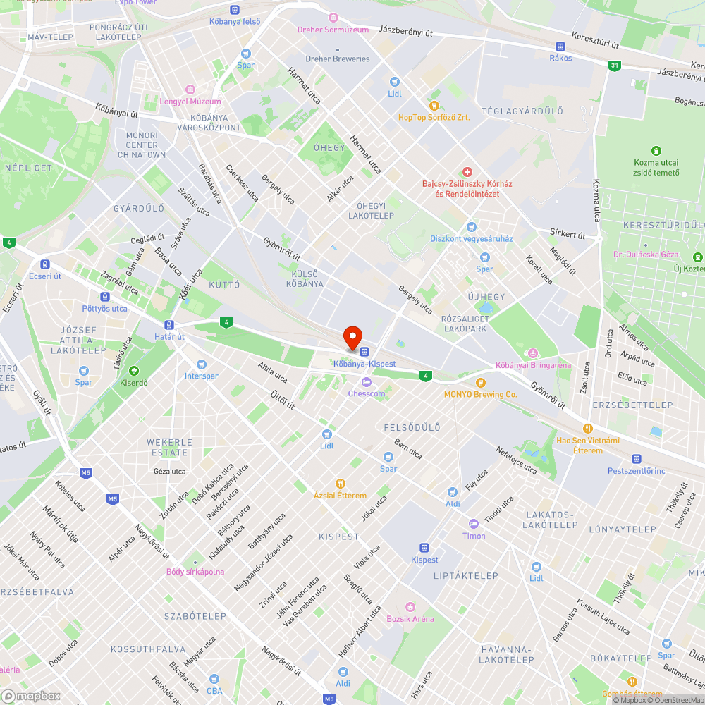 Mozgólépcső bejelentés helye