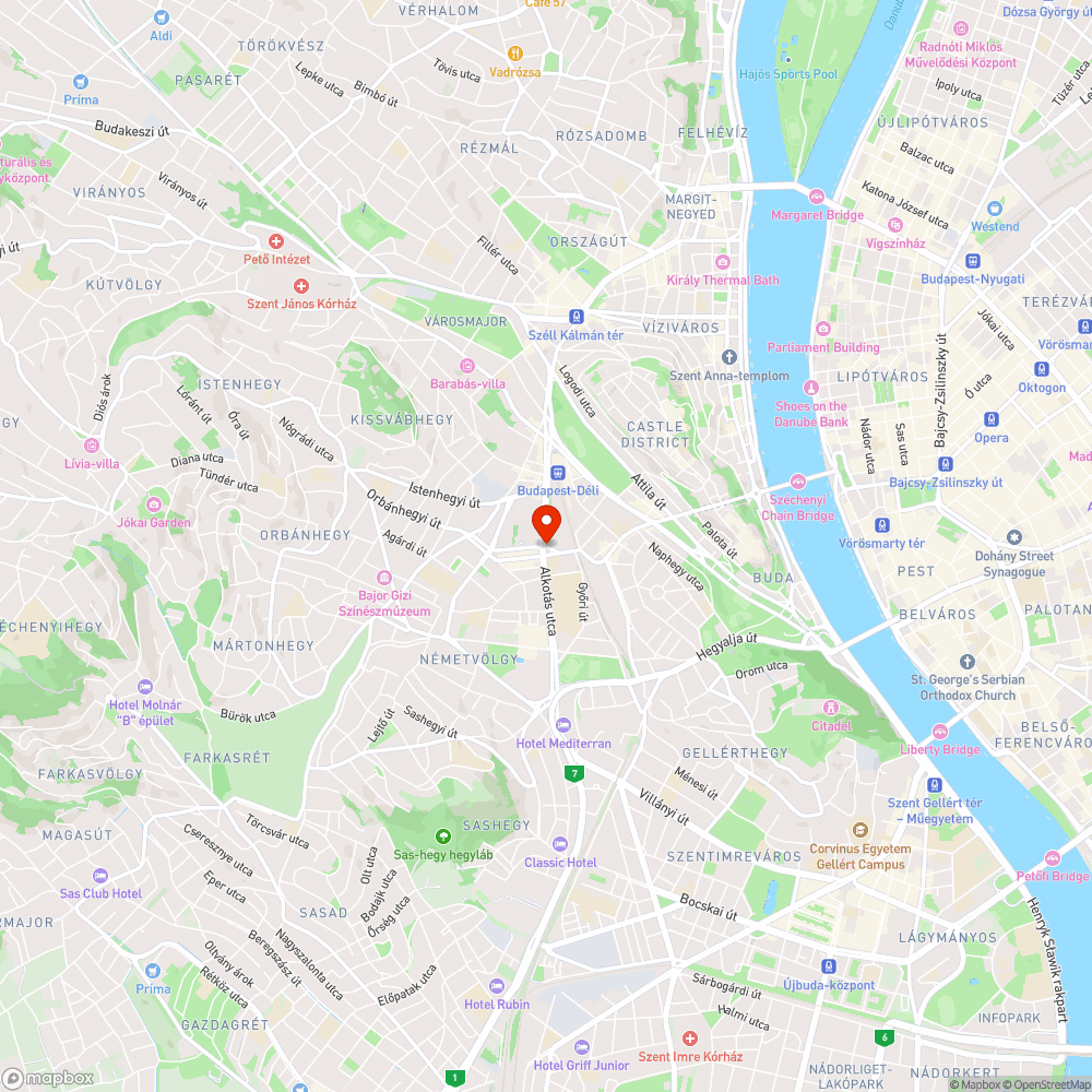 Gigaplakátok az Alkotás úton bejelentés helye
