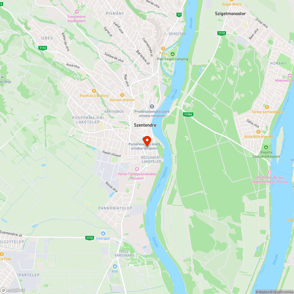Fürdő utca, parkolás bejelentés helye