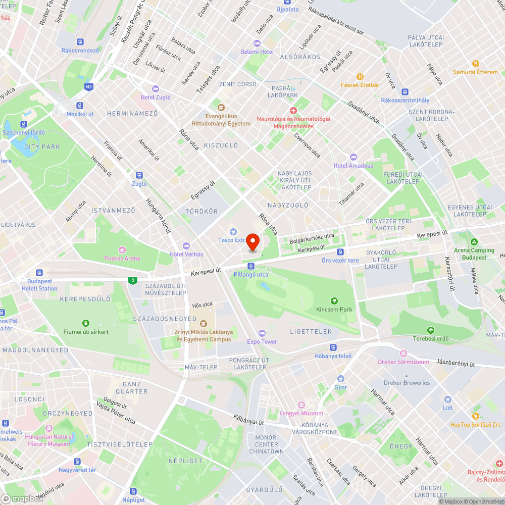 Balesetveszélyes Játszótér a pillangó Parknál bejelentés helye