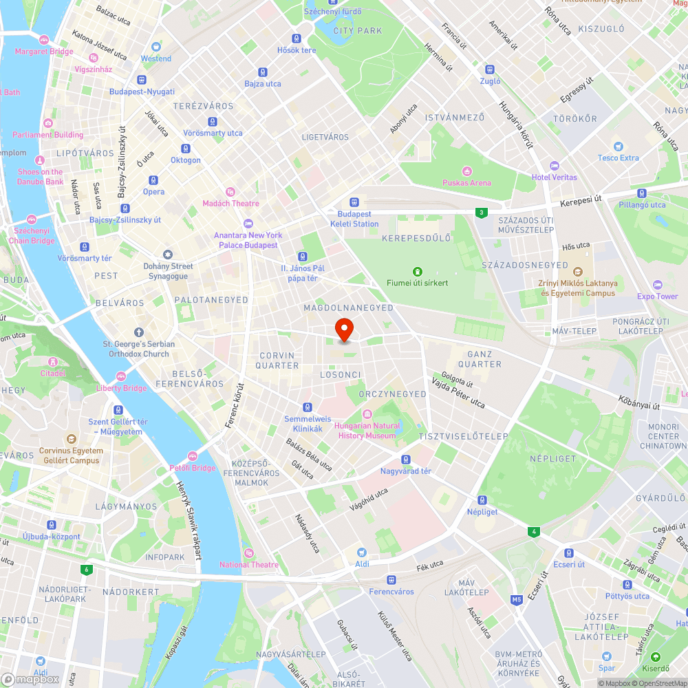 Hétvégi szemétlerakat a Baross utcában. bejelentés helye