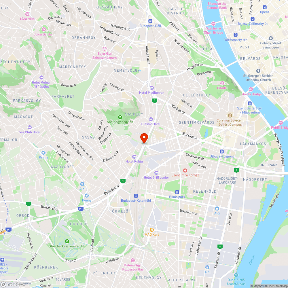 Sártenger a Budaörsi út járdáján bejelentés helye