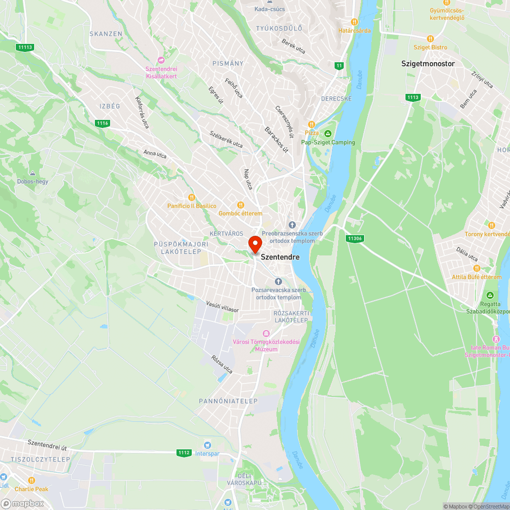 Megrongált buszmegálló a Bükkös patakon bejelentés helye