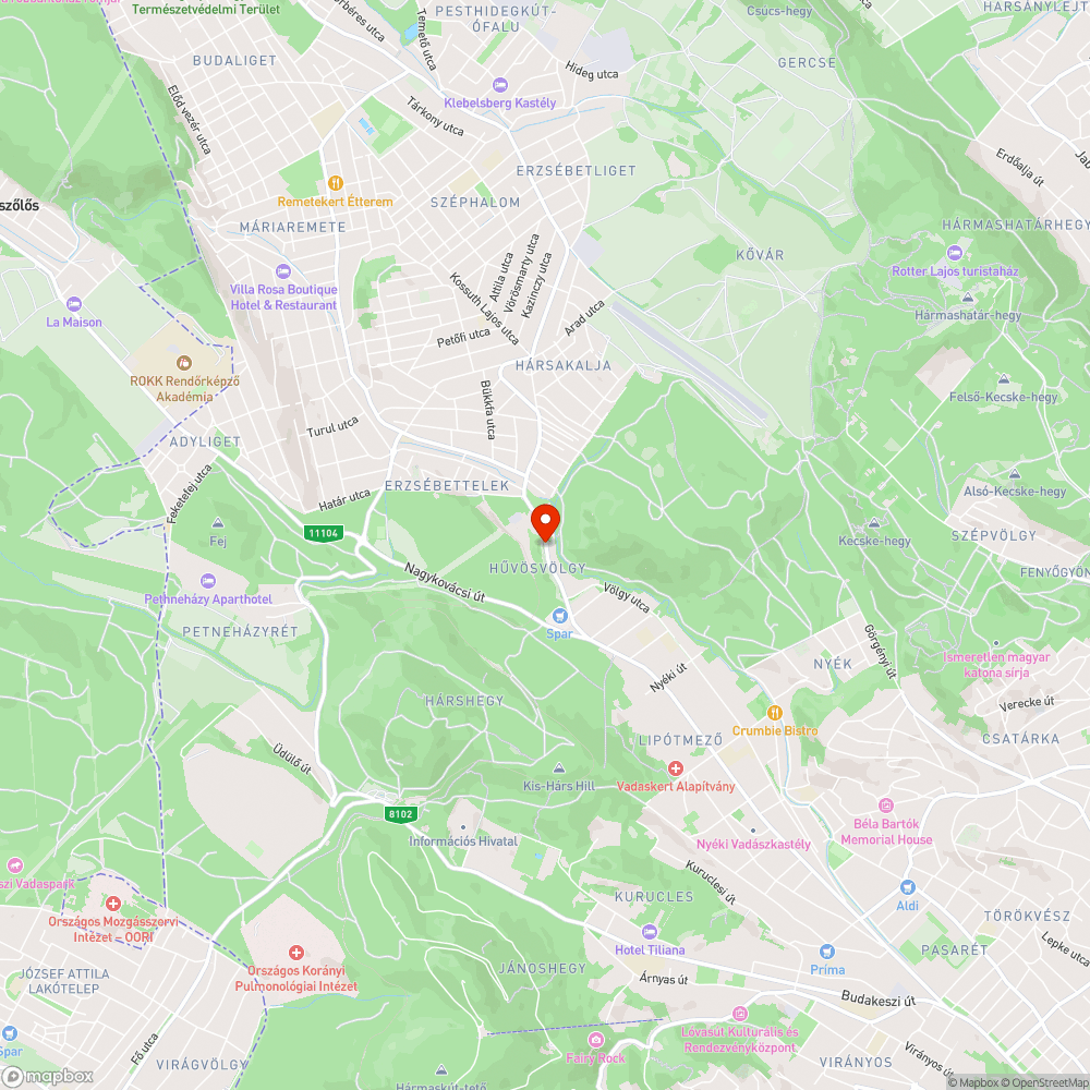 Lyuk tátong a parkolóban bejelentés helye