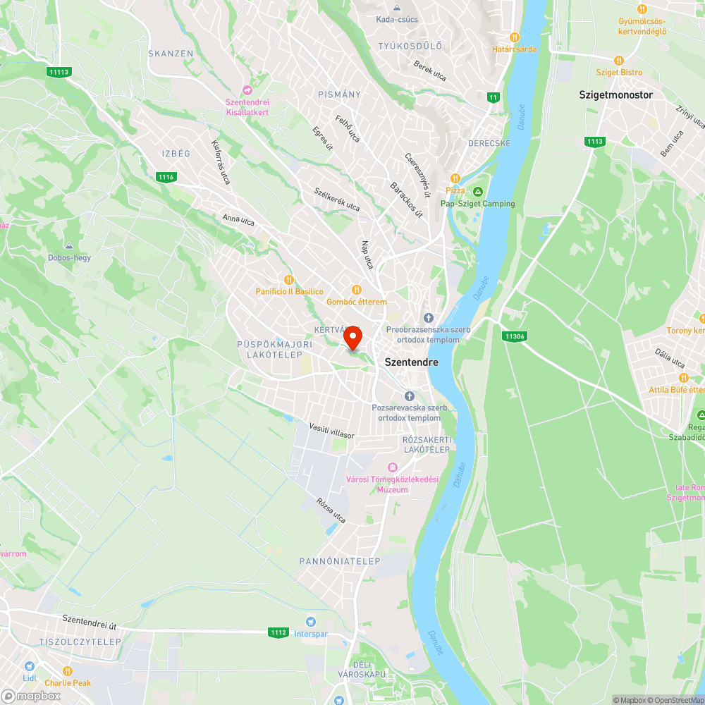 Szemétgyüjtők vandál rongálása a Bükkös parton bejelentés helye