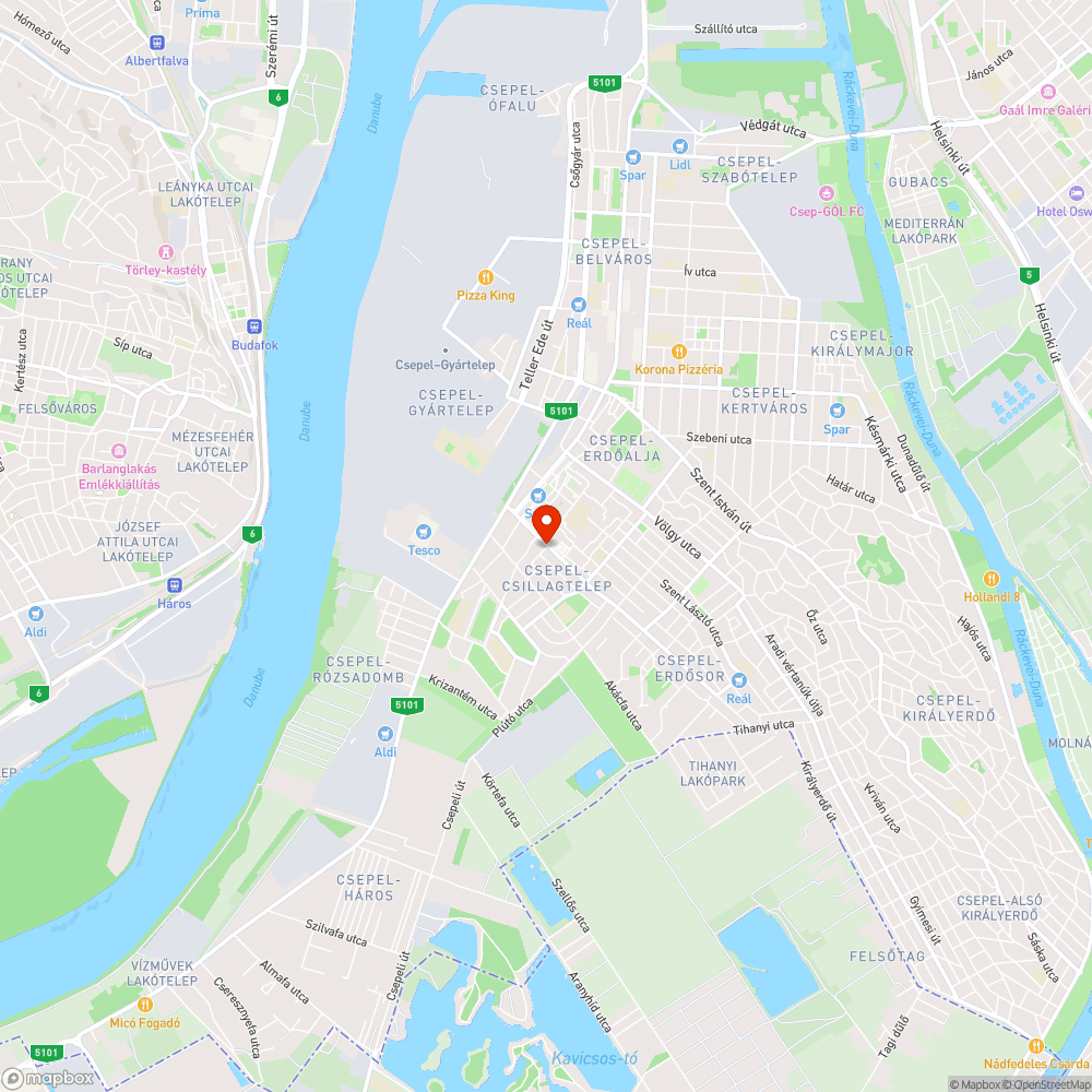 Balesetveszélyes járda bejelentés helye