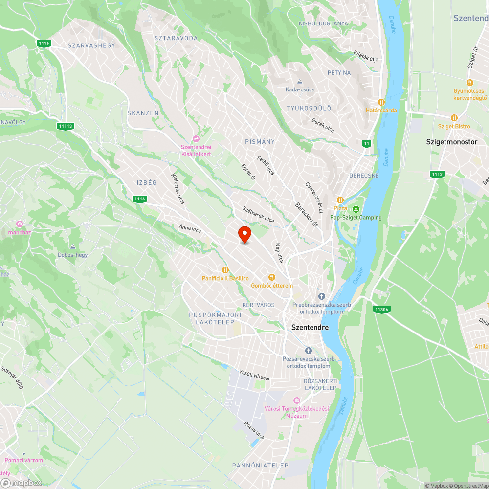 Közvilágítási hiba a Vasvári Pál utcában (IV.) bejelentés helye
