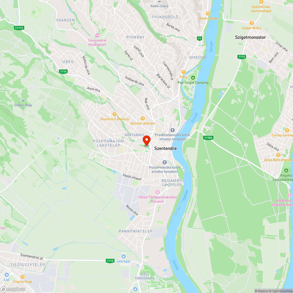 Közvilágitási hiba a Bükkös parton bejelentés helye