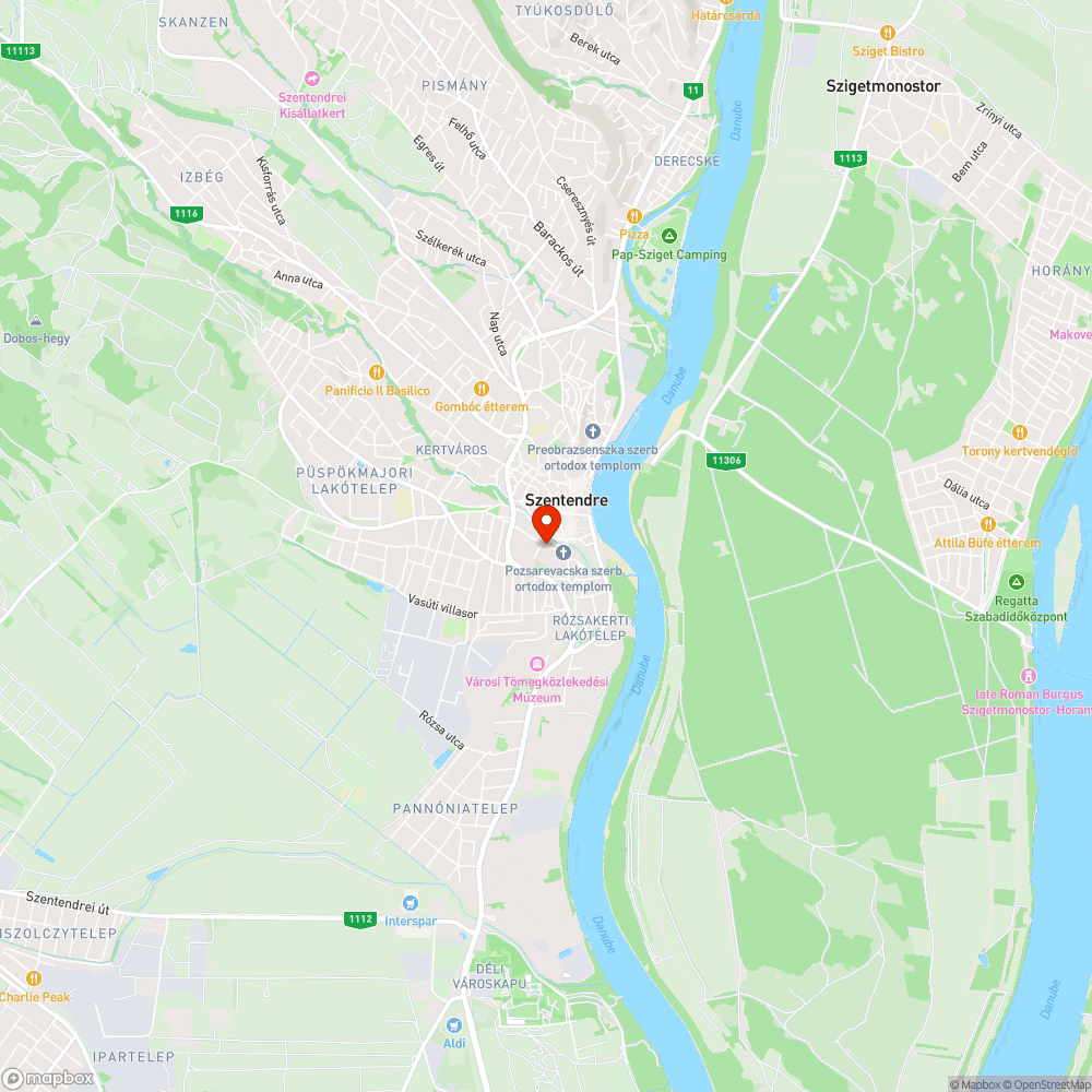 Balesetveszélyes betontömbök a Paprikabíró u. 1. ház előtt bejelentés helye