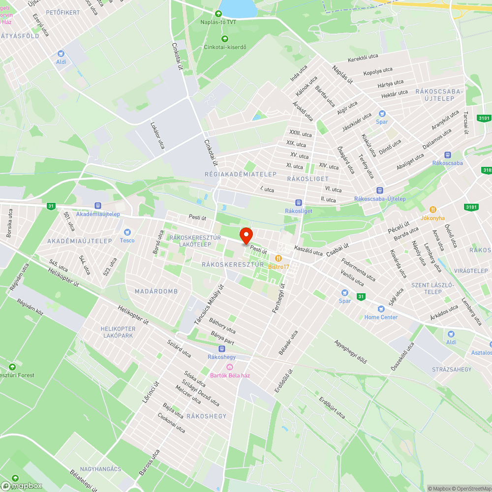 A vakokat a semmibe vezetik... bejelentés helye