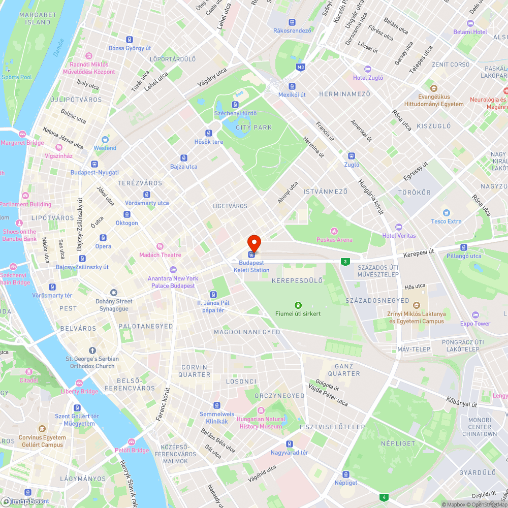 Már nem műkodő üzletek/irodák a Keleti Pályaudvaron bejelentés helye