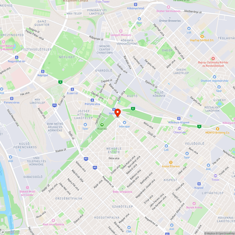 Trehányság Kispesten (Mátyás kir. utca) bejelentés helye