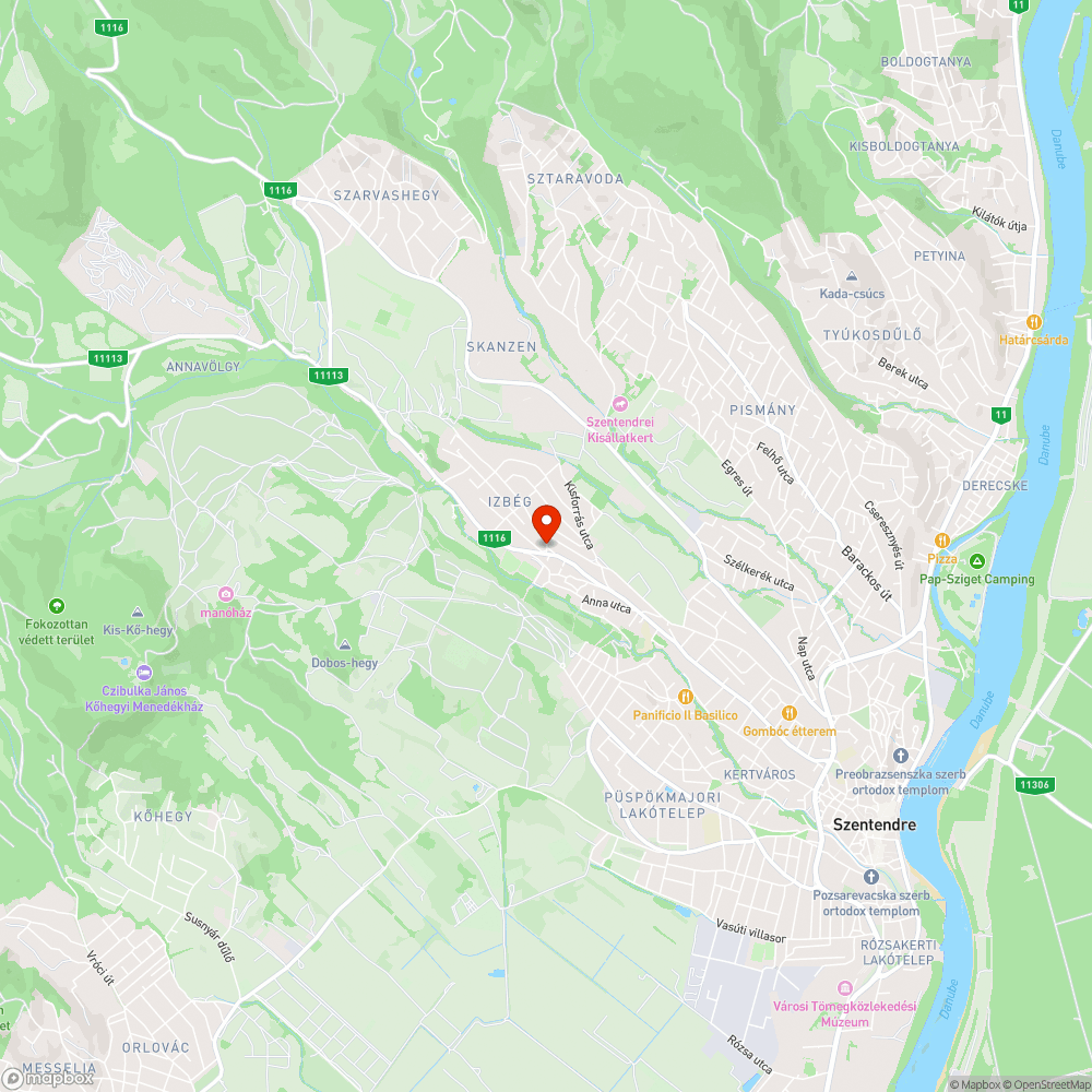 Illegális szemét a Kékesi utca - Pásztor utca sarkán bejelentés helye