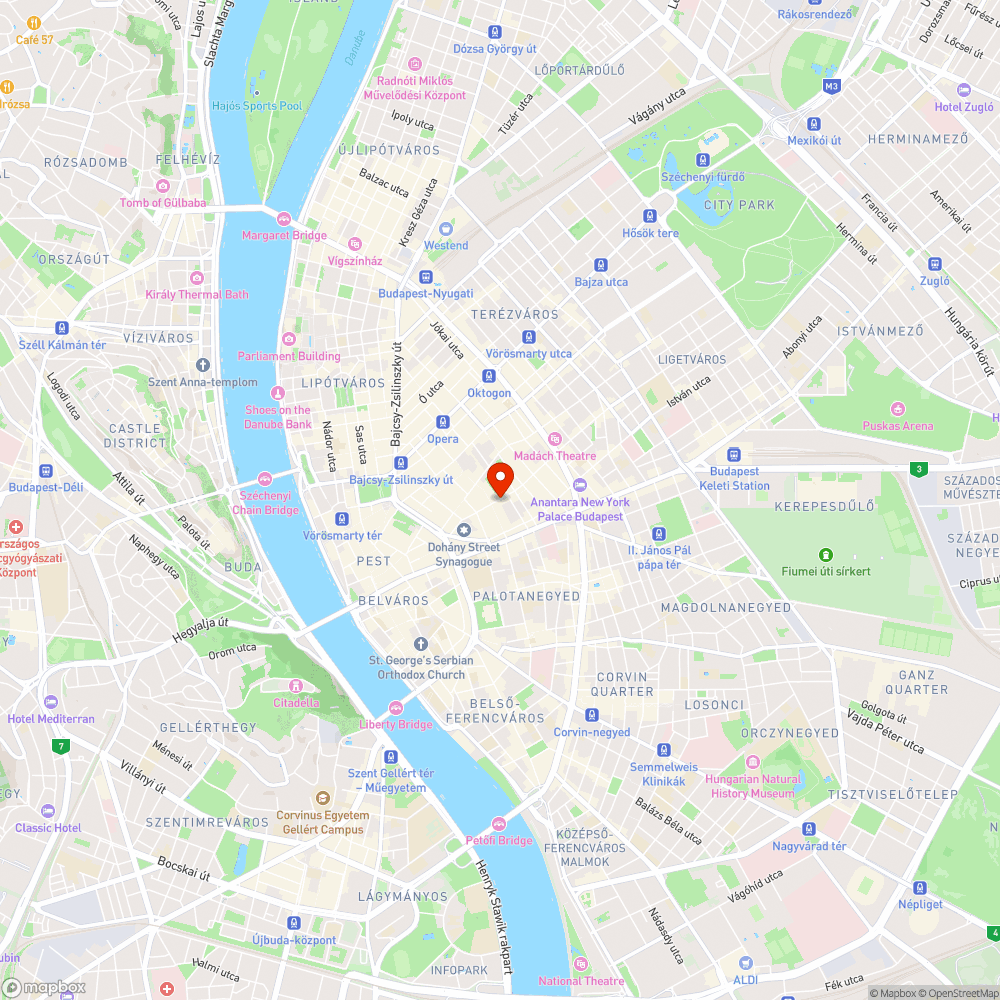 Lezárt parkoló bejelentés helye