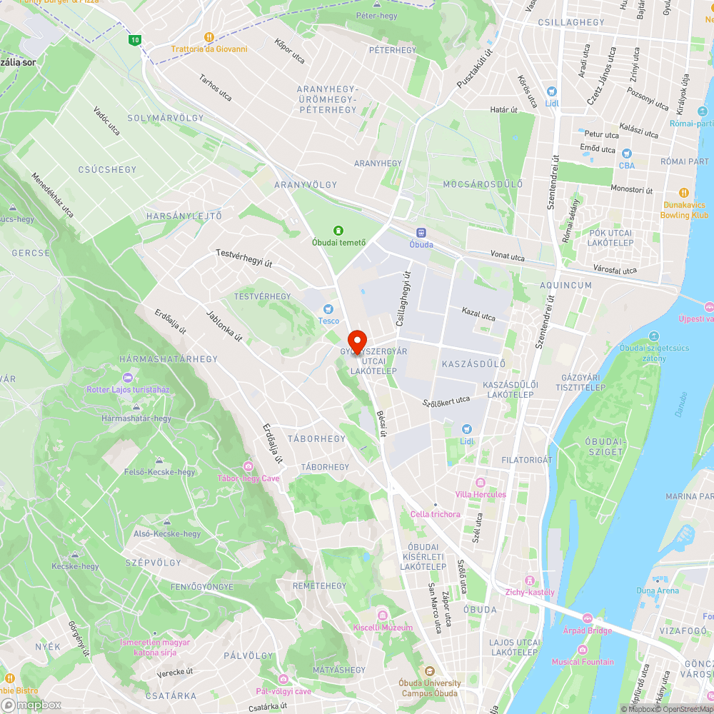 Autószalon közterületet foglal bejelentés helye