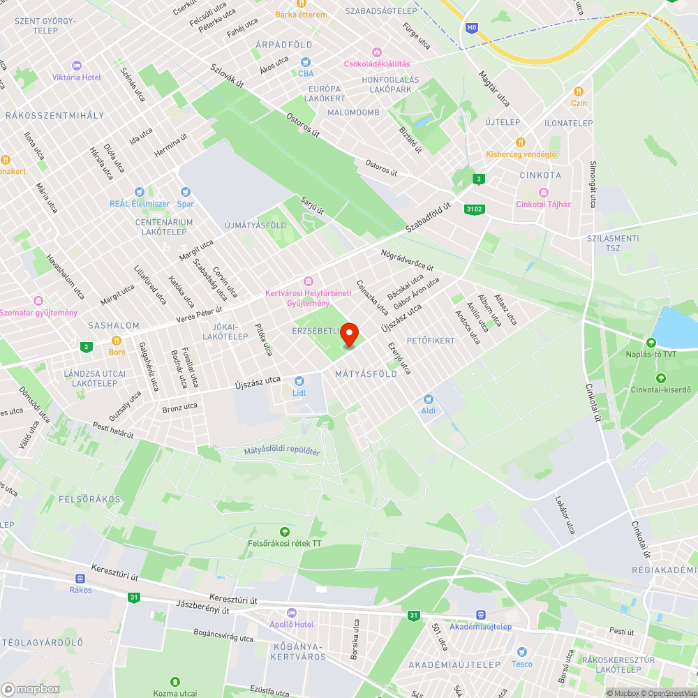Kidöntött karó bejelentés helye