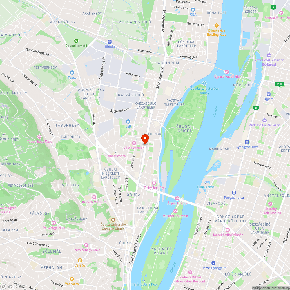 Pár hete utcán - máris megrongálva bejelentés helye