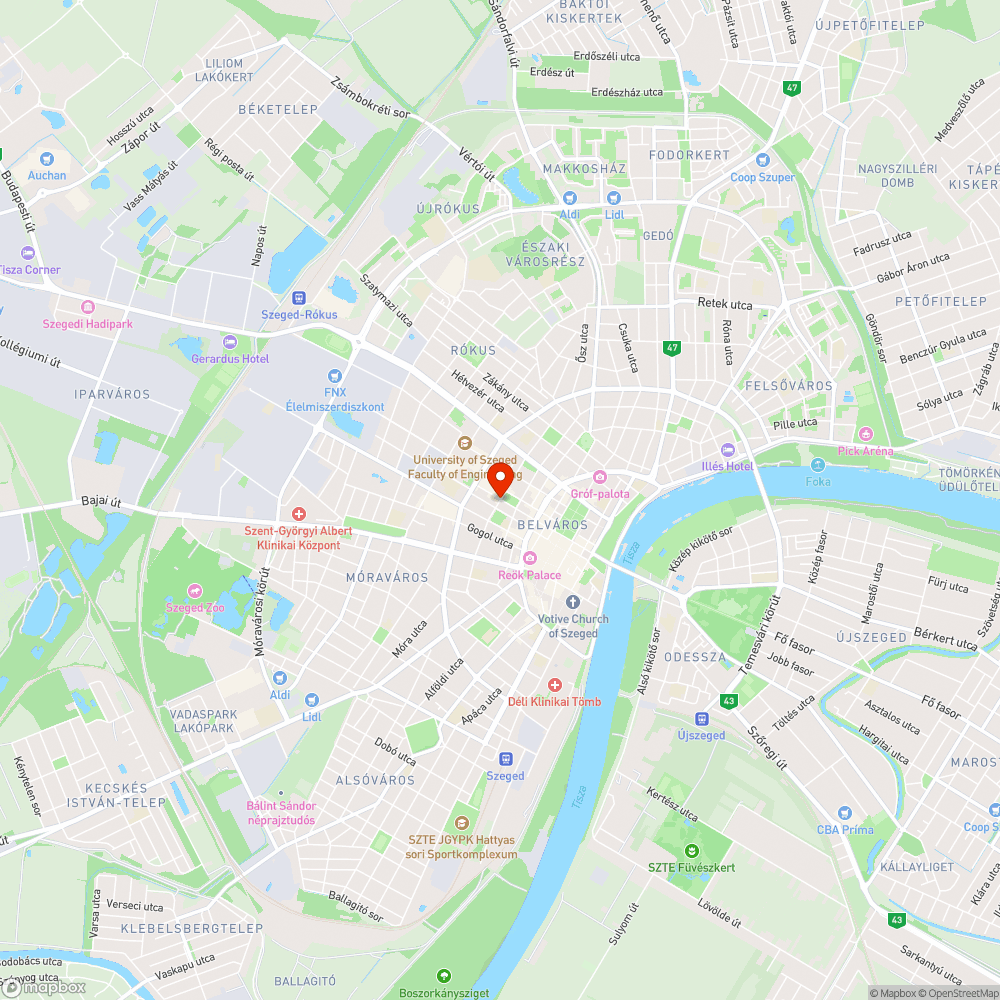 Mély kátyúk az Attila utca/Jósika utca (Bartók tér) sarkán bejelentés helye