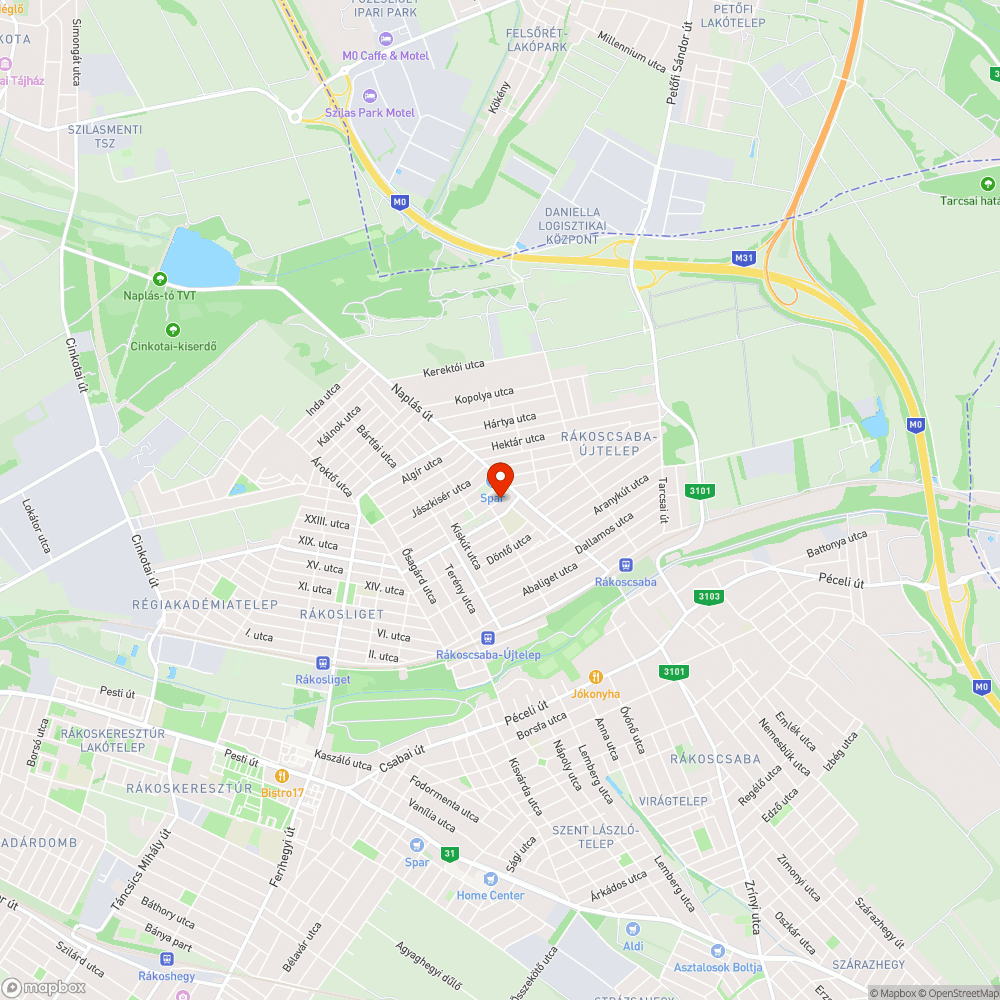 Megrongálódott utcanévtábla bejelentés helye