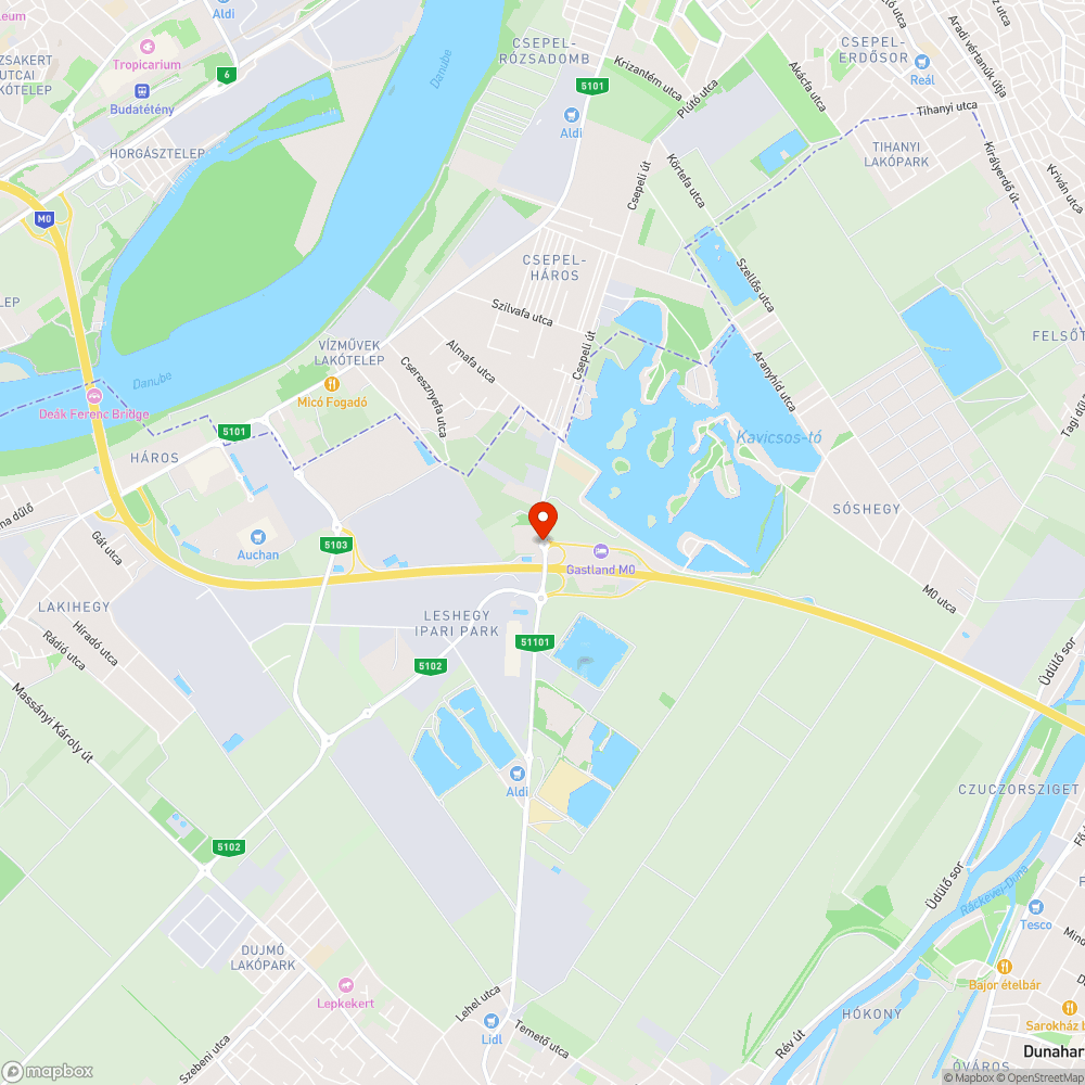 Kerékvesztő bejelentés helye