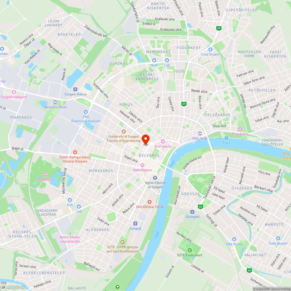 Centrum gödör bejelentés helye