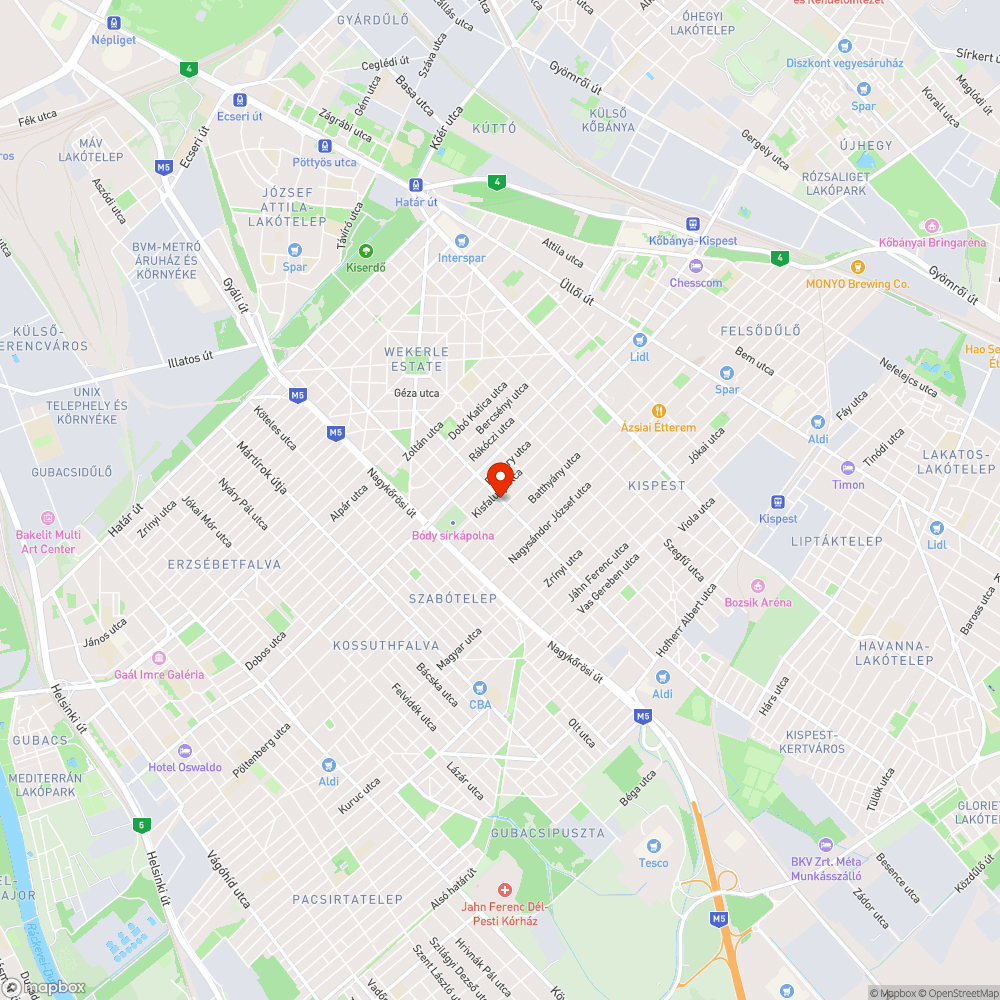 Kiújult kátyú - Nádasdy utca bejelentés helye
