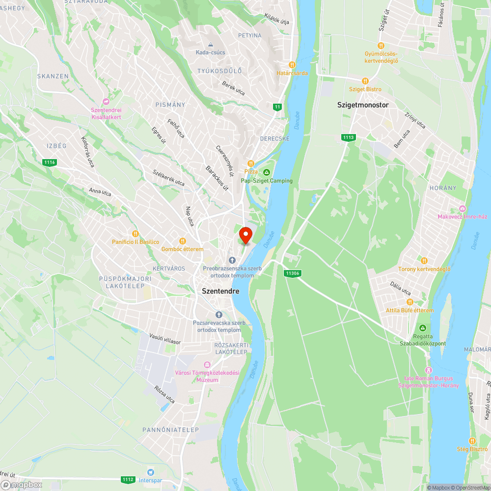 Zöldhulladék a Duna korzón bejelentés helye