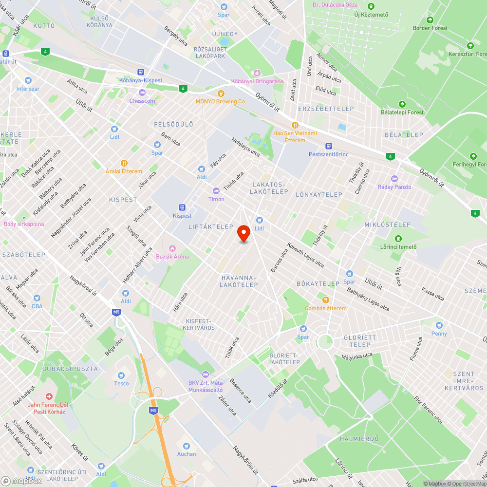 Kidöntött korlát bejelentés helye