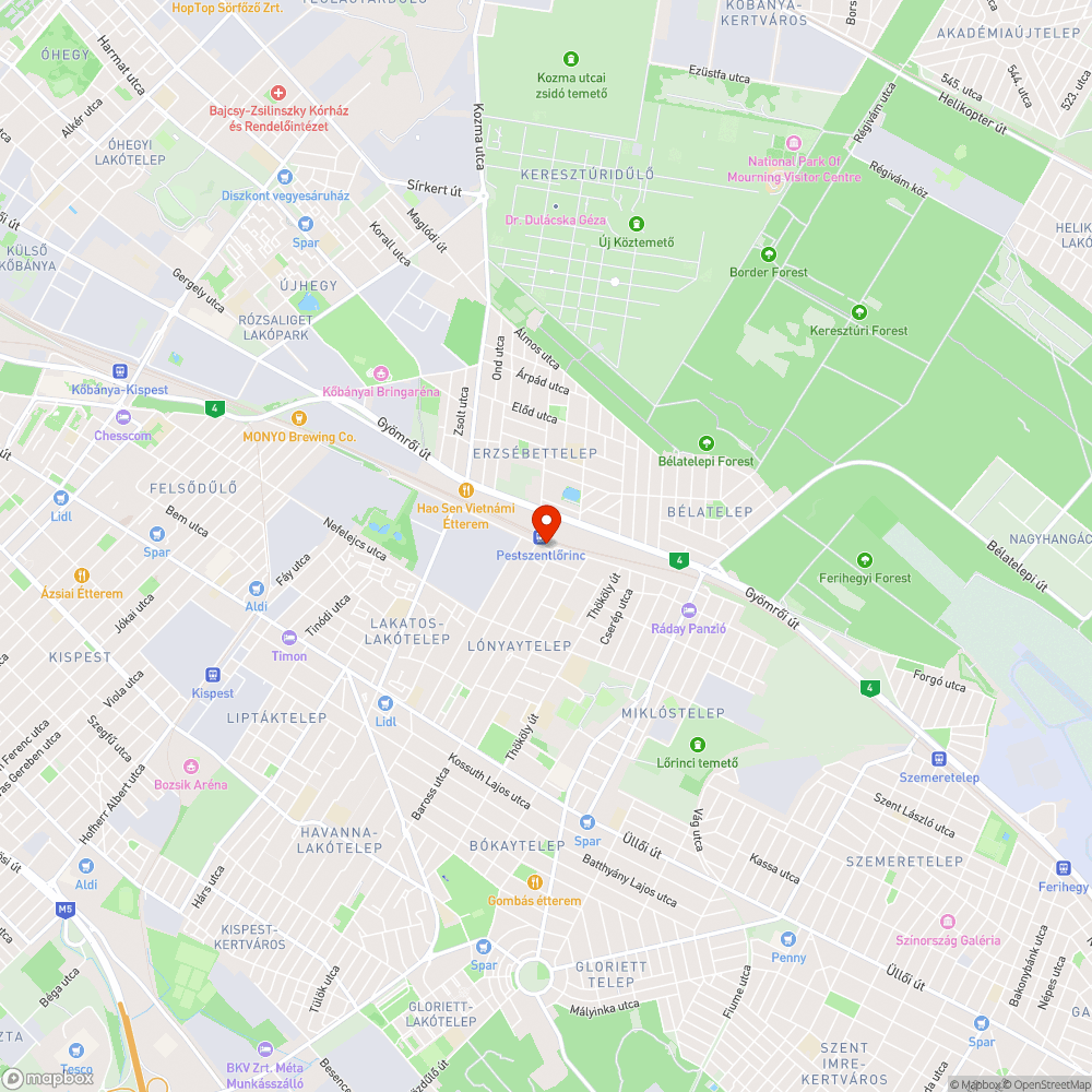 illegális szemétlerakó bejelentés helye
