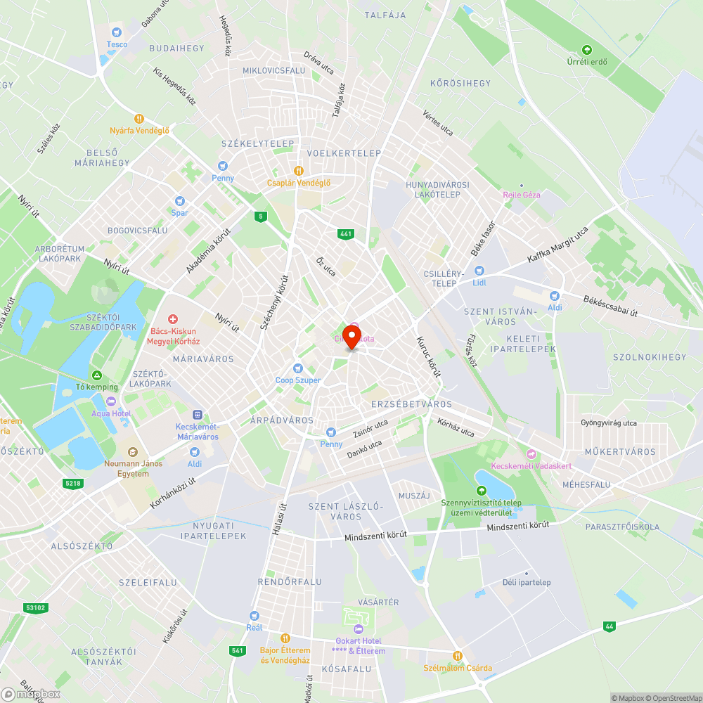 csatorna bejelentés helye